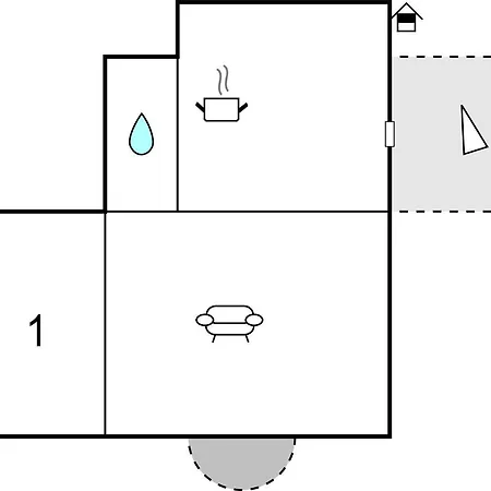 One-bedroom In Barbat * Barbat na Rabu